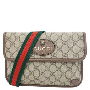Gucci  Neo Vintage GG Supreme Canvas Waist Bag Beige 493930